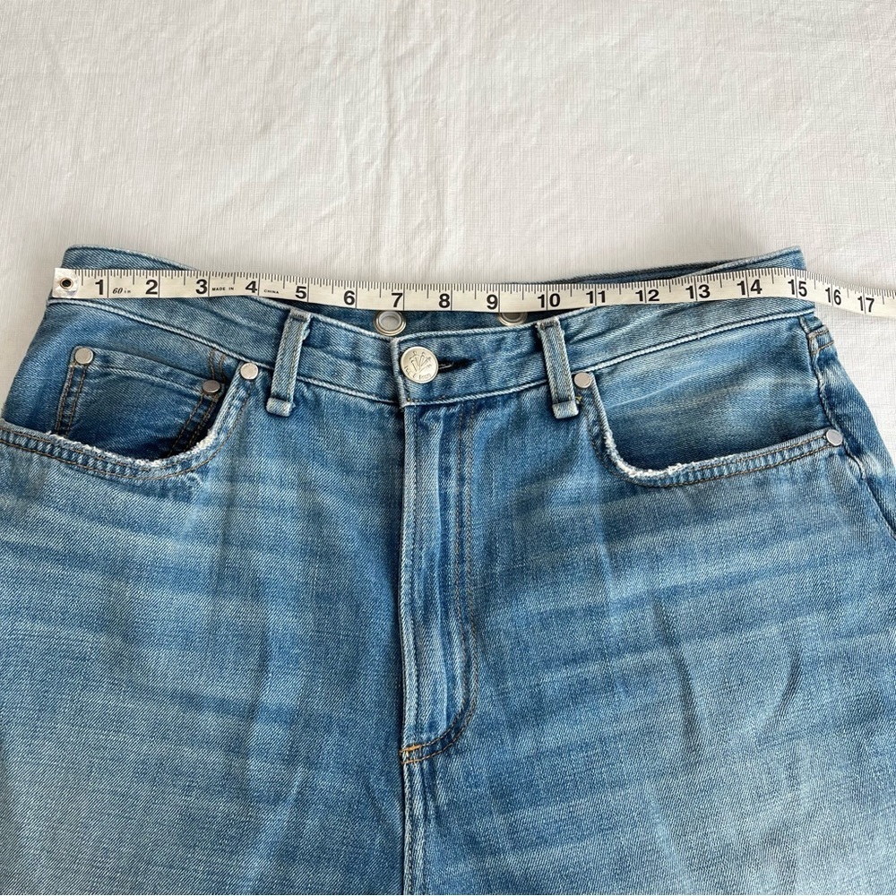Rag & Bone Ruth Super High-Rise Ankle Wide Leg Jeans - Picture 9 of 11